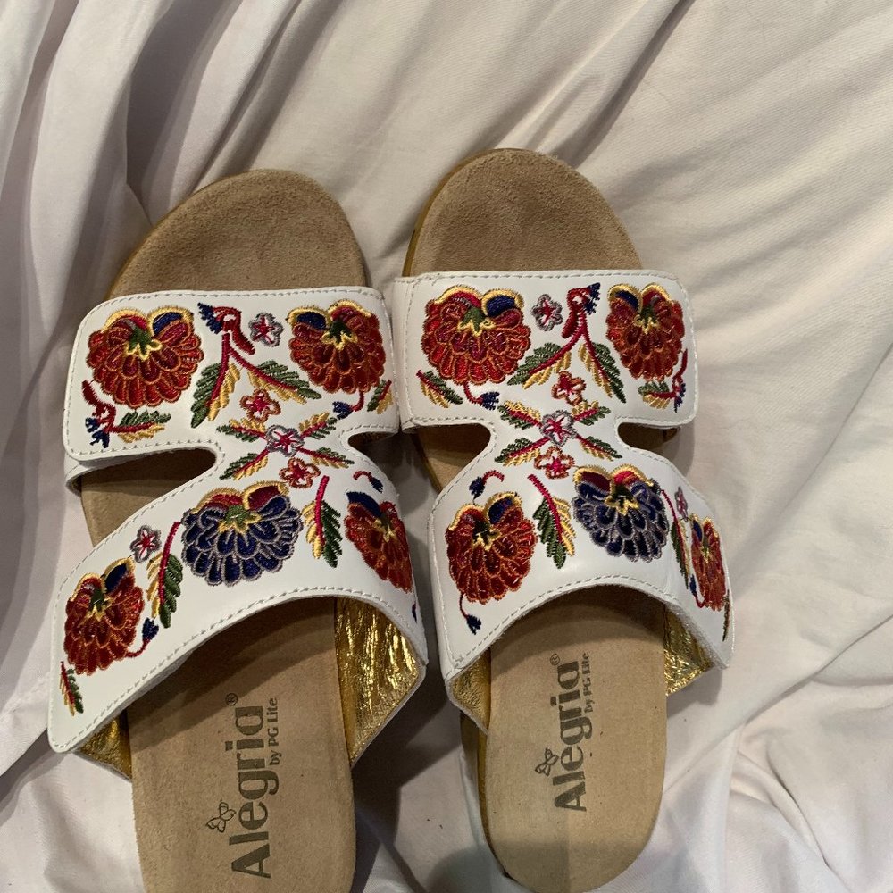 Alegria Flower Sandals